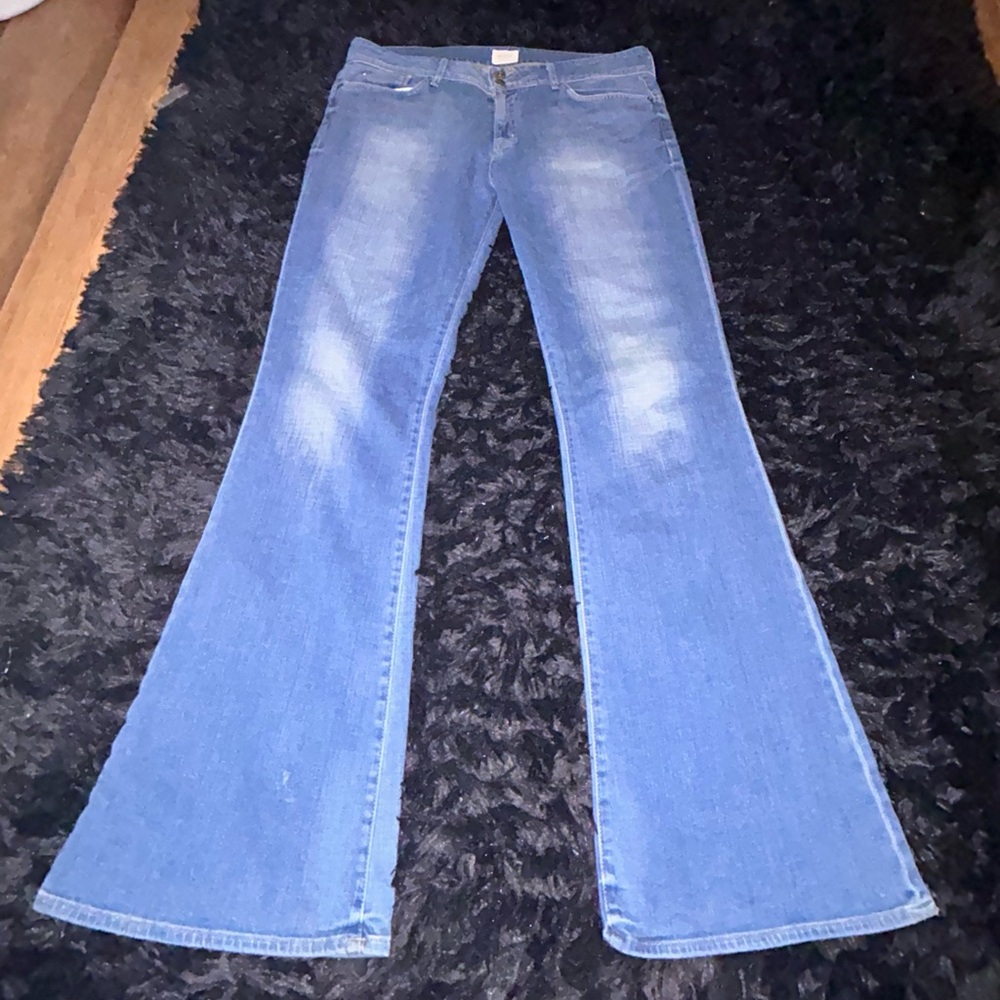 Hudson Jeans Classic Blue Wide Leg Denim